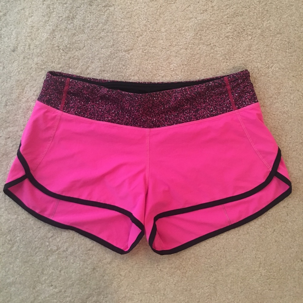 Lululemon Run Speed Short Pink 8. EUC.